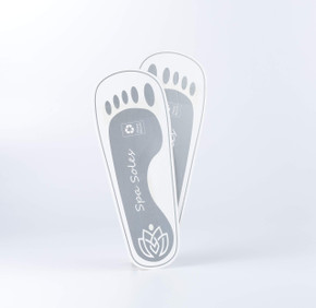 Spray Tan Adhesive Disposable Spa Feet Protectors - 100 Pair Grey