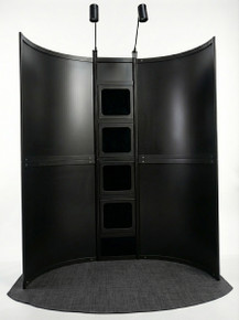 Wave Contour Spray Tan Overspray Extraction Booth