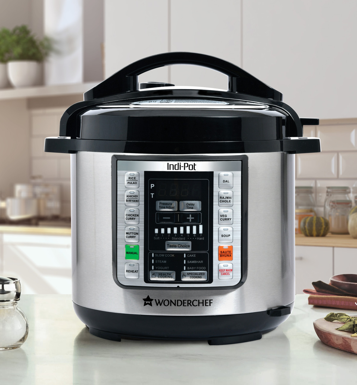 Chef'sChoice 6 Quart Stainless Steel Slow Cooker, 12 in 1 Multi