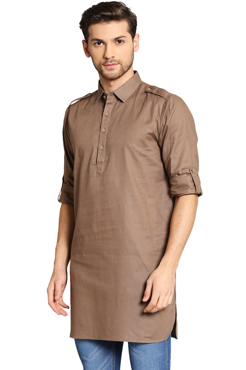 pathani half kurta