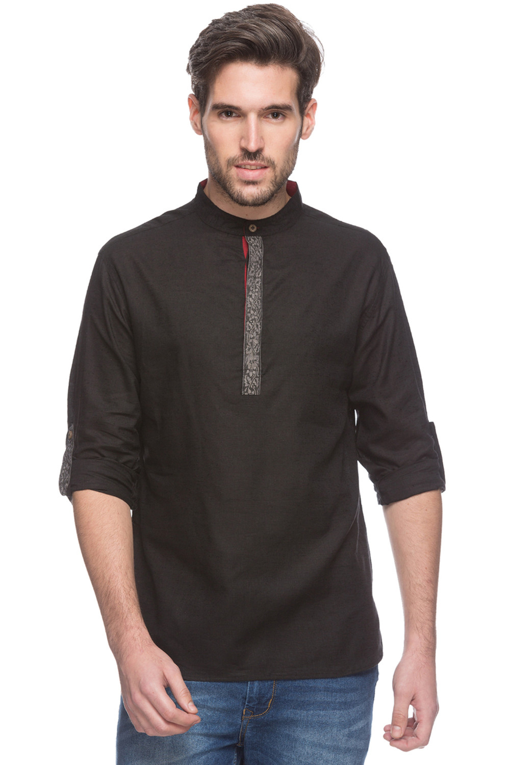 Indian Traditional Men's Fashion Shirt Men's Long Kurta Cotton Dress Kurta  Shirt