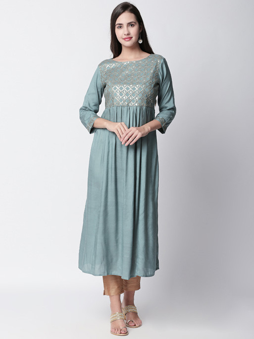 embroidered tunic dress Florapaloosa Embroidered Tunic Dress – SPELL main image 0