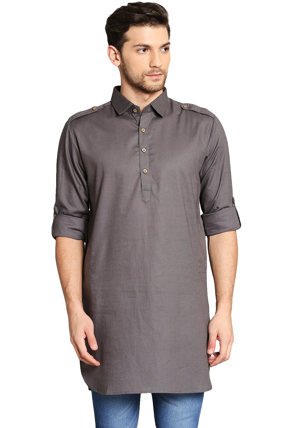 pathani half kurta