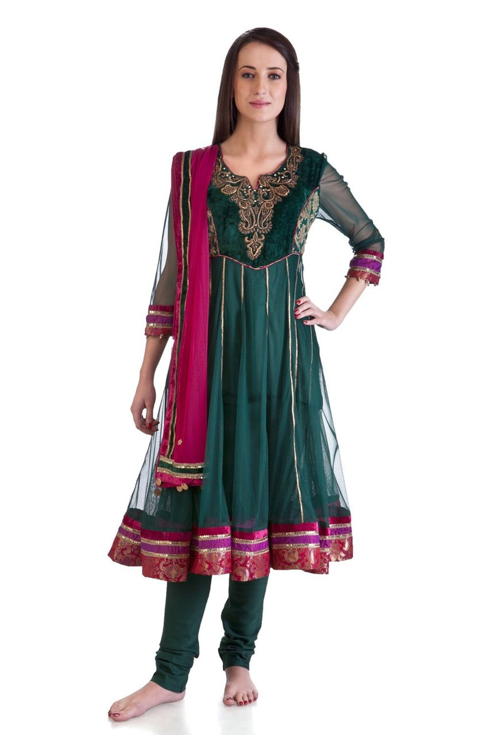 Salwar Kameez Bollywood Indian Heavy Anarkali Ethnic Pakistani Dress Party  Gown | eBay