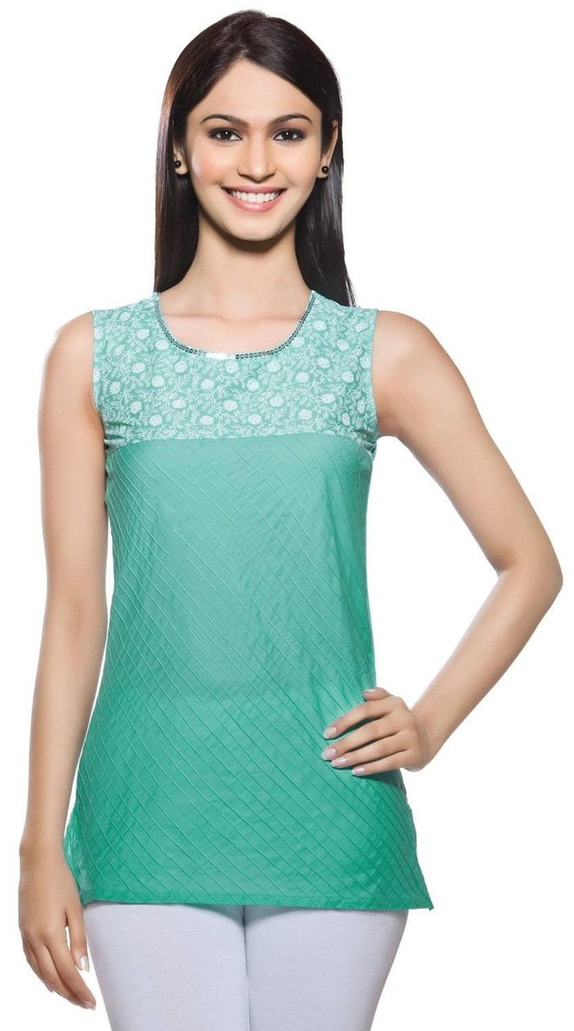 Update 209+ sleeveless kurti tops latest