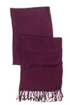 In-Sattva Colors - Soft and Elegant Solid Color Scarf Stole - Plum In-Sattva Colors - Soft and Elegant Solid Color Scarf Stole - Plum