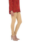 Solid Churidar Leggings - Beige