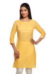 Yellow kurta Front