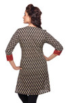 Women's Indian MixNMatch Printed Kurta Black