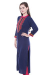 Women's  Indian Button Down Kurta Tunic Shirt | In-Sattva Women's  Indian Button Down Kurta Tunic Shirt | In-Sattva