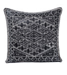 In-Sattva Black Shiny Cushion Cover and Pillow 20 X 20 In-Sattva Black Shiny Cushion Cover and Pillow 20 X 20