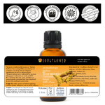 Soulflower Indian Turmeric 100% Pure Undiluted Essential Oil, USFDA approved, Vegan and Organic