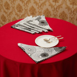 In-Sattva Home Geometric Print and Pattern 100% Soft Cotton Bohemian Table Napkin Set