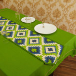 In-Sattva Home Bohemian Signature Print Table Runner and Dresser Scarves for Family, Get-togethers and Everyday Use Green In-Sattva Home Bohemian Signature Print Table Runner and Dresser Scarves for Family, Get-togethers and Everyday Use Green