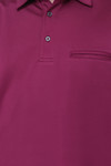 AVA Athletica Men's Classic Polo Quick-Dry Golf, Tennis, T-Shirt with Pocket Berry