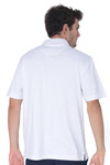 AVA Athletica Men's Classic Polo Quick-Dry Golf, Tennis, T-Shirt with Pocket Pure White