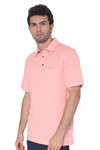 AVA Athletica Men's Classic Polo Quick-Dry Golf, Tennis, T-Shirt with Pocket Peach