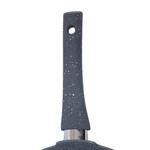 Grey Granite Forged Indian Dosa Tawa Crepe Pan (Non-Stick and PFOA-Free Aluminum) | Handle