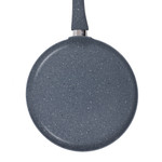 Grey Granite Forged Indian Dosa Tawa Crepe Pan (Non-Stick and PFOA-Free Aluminum) | Bottom View