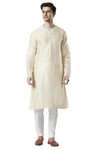 Ethnix Men's Indian Staple Classic Collar Plain Comfortable Long Kurta Tunic