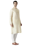Ethnix Men's Indian Staple Classic Collar Plain Comfortable Long Kurta Tunic
