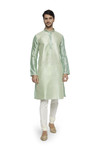 Ethnix Men's Mandarin Collar Festive Collection with Fine Detailing Kurta Pajama 2-piece set Ethnix Men's Mandarin Collar Festive Collection with Fine Detailing Kurta Pajama 2-piece set