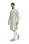 Ethnix Men's Mandarin Collar Festive Collection with Fine Detailing Kurta Pajama 2-piece set Ethnix Men's Mandarin Collar Festive Collection with Fine Detailing Kurta Pajama 2-piece set