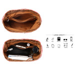 Women's Crossbody Cream and Coral Boho Print  Women's Crossbody Cream and Coral Boho Print