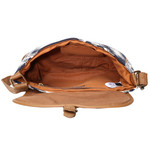 Women's Crossbody Black Aztec Textured Bag 