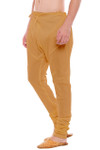 Mens Traditional Indian Churidar Pants - Gold - Side Pose Right | In-Sattva  Mens Traditional Indian Churidar Pants - Gold - Side Pose Right | In-Sattva
