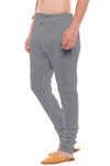 Mens Traditional Indian Churidar Pants - Grey - Side Pose Right | In-Sattva  Mens Traditional Indian Churidar Pants - Grey - Side Pose Right | In-Sattva