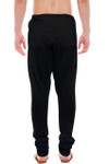 Mens Traditional Indian Churidar Pants - Black - Back | In-Sattva 