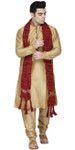 Mens Traditional Indian Churidar Pants - Brown - Perfect Combination Match | In-Sattva 