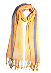 Orange and Grey Scarf Stole | In-Sattva