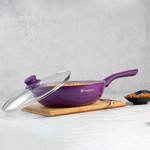 Royal Velvet Forged Purple Stir Fry Wok