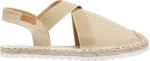Jove Beige Espadrille Slingback Shoe 