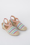 Jove Striped Espadrille Shoe Jove Striped Espadrille Shoe