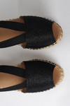 Jove Women's Casual Espadrilles in Black 