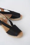 Jove Women's Casual Espadrilles in Black 