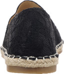 Jove Embellished Black Lace Espadrille Shoe