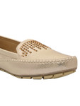 Jove Women's Embellished Gold Loafer