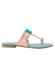 Jove Women's One Toe Sandal Pink