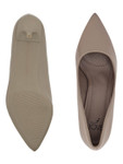 Jove Women's Pointed Toe Pumps Taupe