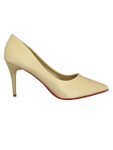 Jove Women's Pointed Toe Pumps Gold