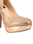 Jove Women's Platform Stilettos Champange