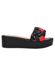 Jove Women's Platform Wedge Black Jove Women's Platform Wedge Black