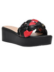 Jove Women's Platform Wedge Black Jove Women's Platform Wedge Black