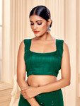 In-Sattva Women's Silk Sleeveless V-Neck Blouse; Jasmine Green In-Sattva Women's Silk Sleeveless V-Neck Blouse; Jasmine Green