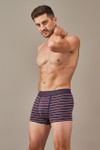 Men's Essentials - Luxe Premium Cotton Striped Trunks - Pack of 5