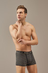 Men's Essentials - Luxe Premium Cotton Striped Trunks - Pack of 5